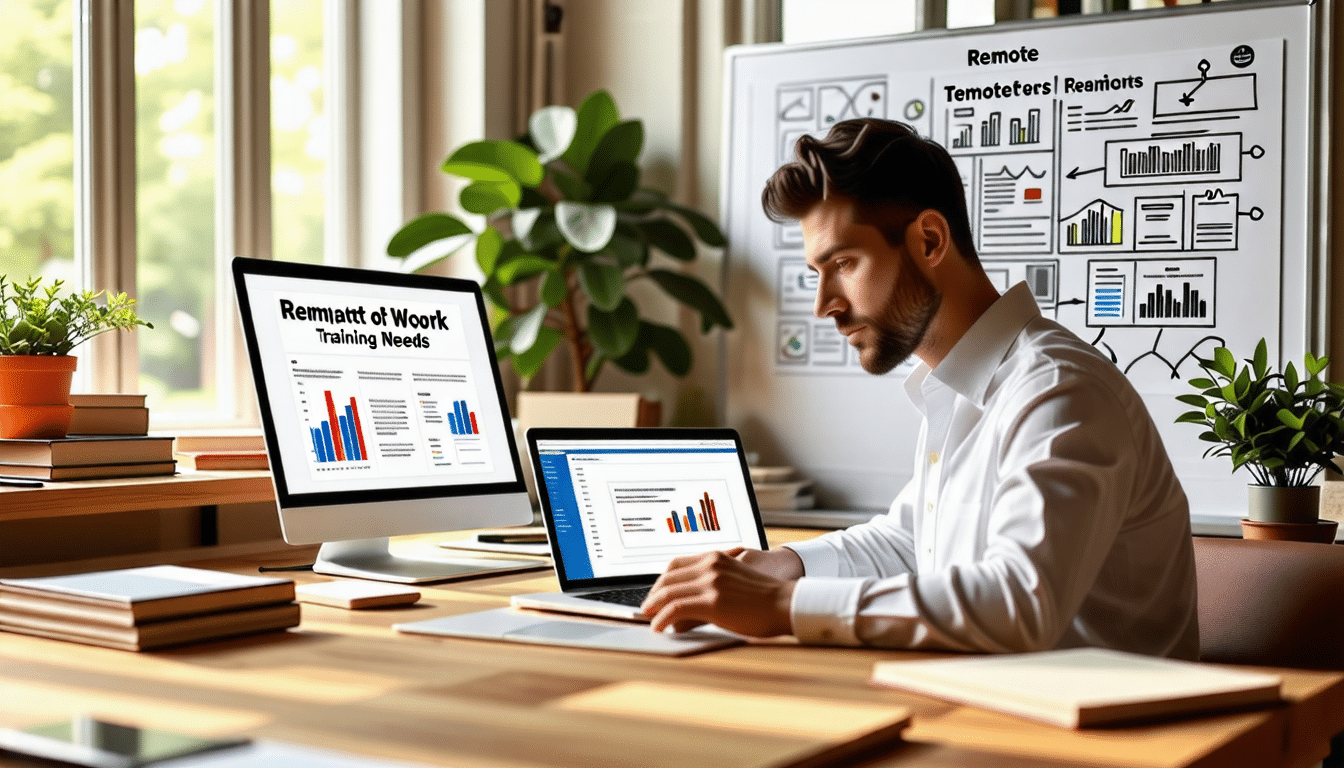 découvrez comment le télétravail transforme les besoins en formation des salariés et des entreprises. analyse des compétences requises, des nouvelles méthodes d&rsquo;apprentissage et des enjeux pour l&rsquo;avenir du travail à distance.