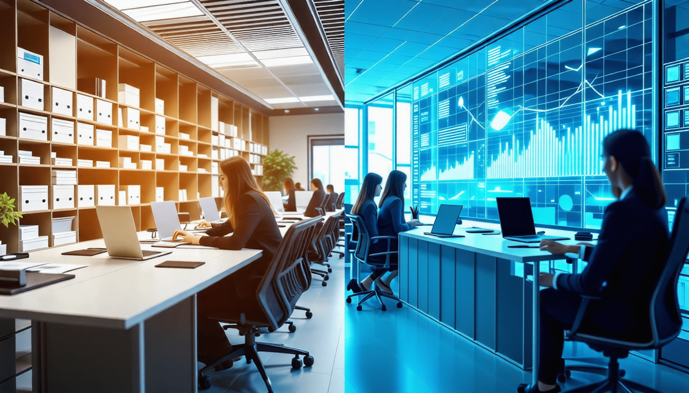 découvrez les enjeux et opportunités de la dématérialisation dans le monde du travail. cette analyse approfondie explore comment la digitalisation transforme les pratiques professionnelles, optimise la productivité et redéfinit les relations au sein des entreprises.