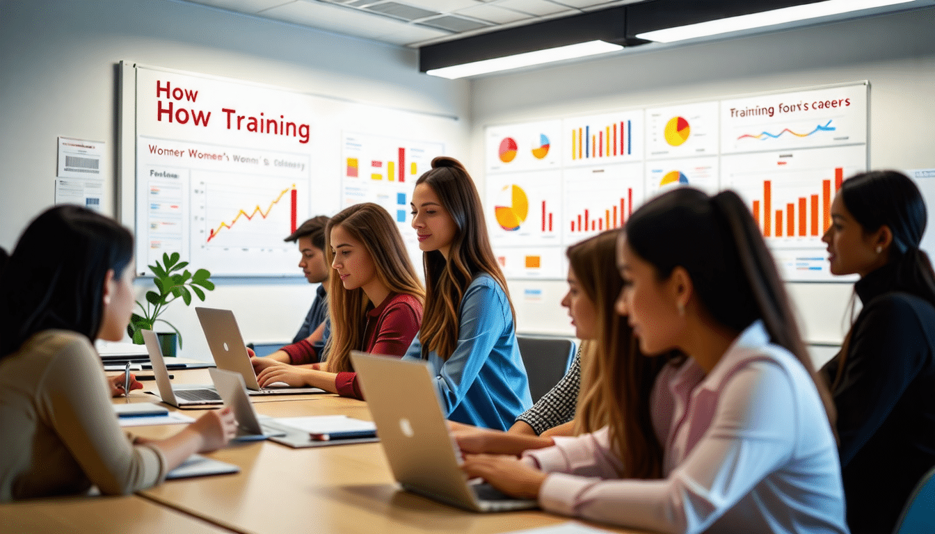 découvrez comment les formations professionnelles peuvent aider les femmes à progresser dans leur carrière. explorez les différentes opportunités d&rsquo;apprentissage qui renforcent les compétences, stimulent la confiance en soi et ouvrent des portes vers des postes de leadership. ne manquez pas cette analyse approfondie sur l&rsquo;impact des formations sur l&rsquo;égalité des genres dans le monde du travail.