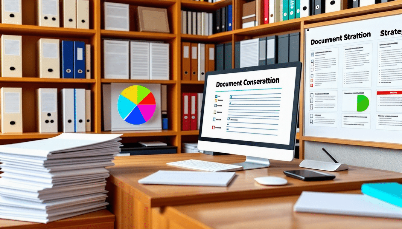 découvrez les étapes essentielles pour établir une stratégie efficace de conservation des documents. apprenez à organiser, sauvegarder et protéger vos documents importants afin d&rsquo;assurer leur pérennité et leur accessibilité. optimisez la gestion de vos archives avec nos conseils pratiques et stratégiques.