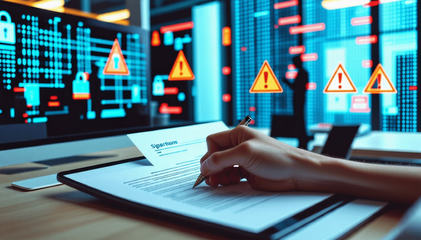 découvrez comment les cybermenaces mettent en péril la sécurité des documents numériques et pourquoi une signature électronique sécurisée est essentielle pour protéger vos informations sensibles. explorez les défis actuels et les meilleures pratiques pour sécuriser vos transactions en ligne.