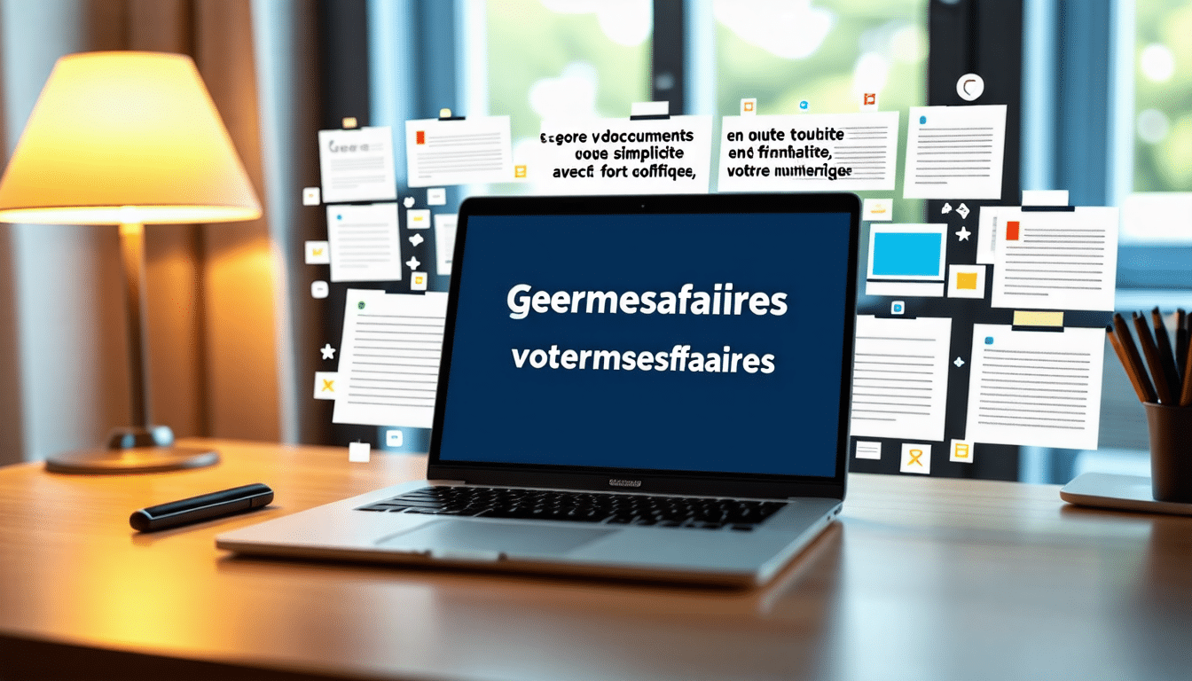 découvrez gerermesaffaires, votre coffre-fort numérique idéal pour gérer vos documents en toute simplicité. organisez, sécurisez et accédez à vos fichiers facilement, où que vous soyez.