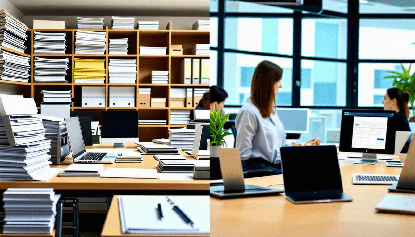 découvrez comment la gestion électronique des documents révolutionne l&rsquo;espace de travail numérique. explorez les enjeux et les avantages d&rsquo;une transformation essentielle pour améliorer l&rsquo;efficacité et la collaboration au sein des entreprises.