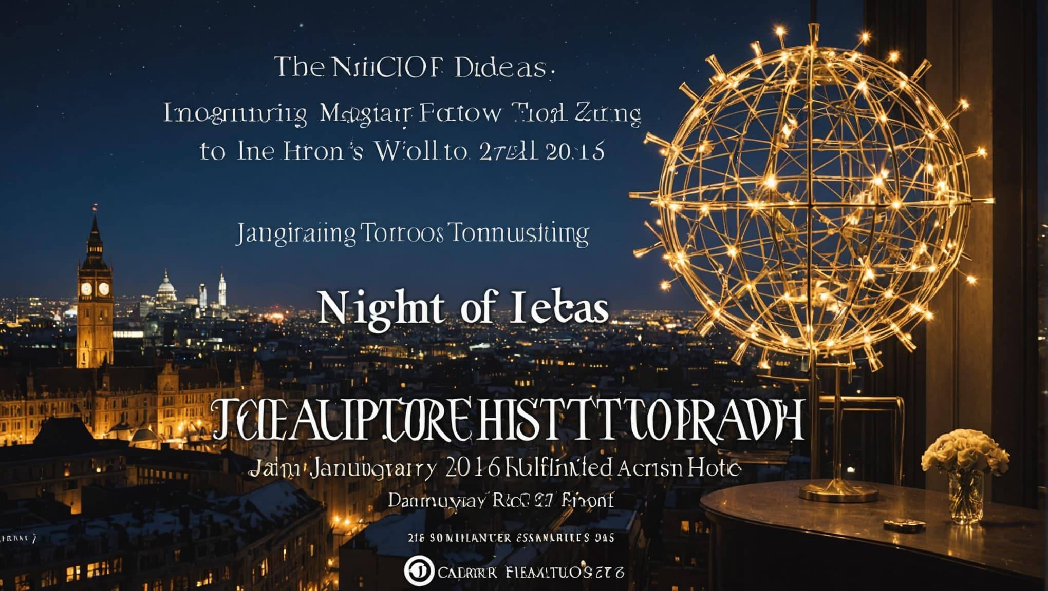 The Night Of Ideas Imagining Tomorrows World January 27 2016 6 Pm To 2 Am Ministers Hotel.jpeg