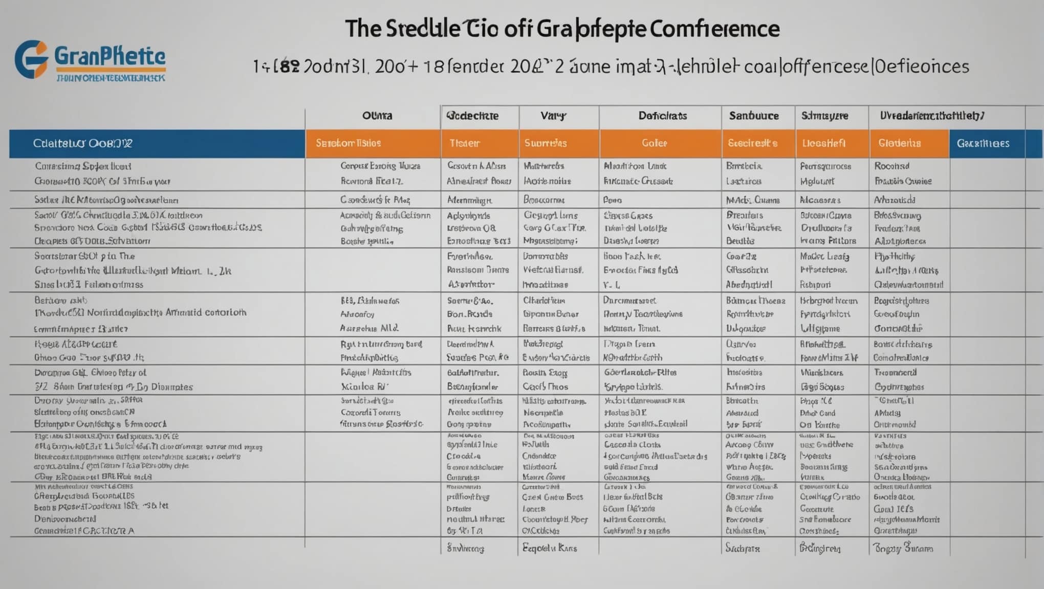 The Schedule Of Graphitec Conferences.jpeg