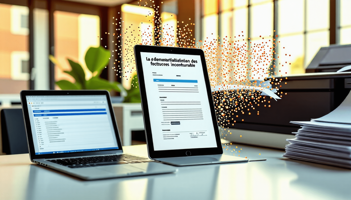 découvrez comment la dématérialisation des factures transforme la gestion administrative des entreprises. ce processus incontournable optimise les coûts, améliore l'efficacité et contribue à une gestion écologique. informez-vous sur ses avantages et les étapes essentielles de mise en œuvre.